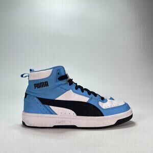 PUMA RBD Game Team Light Blue High Top Casual Sneakers 374687-32 Youth Size 6C